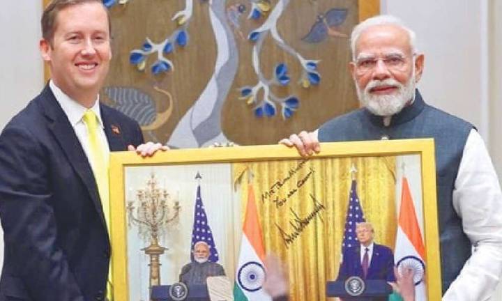 Gor meets PM, discusses India–US strategic ties