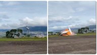 Avioneta se estrella al despegar de aeropuerto de Venezuela, el trágico momento fue captado en video