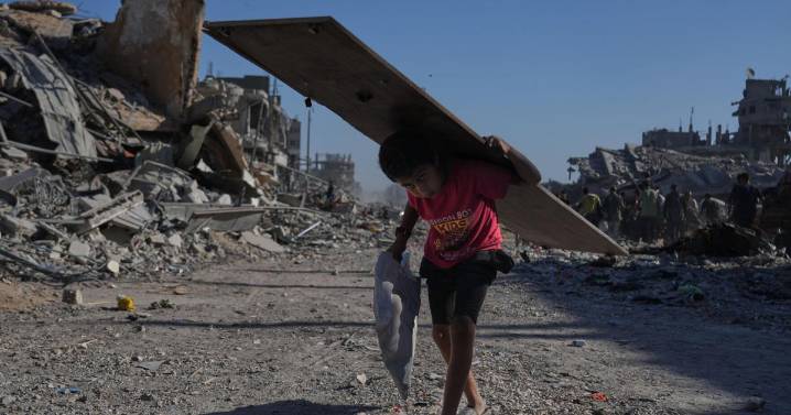 Drone footage above Gaza City shows the toll of 2 years of war