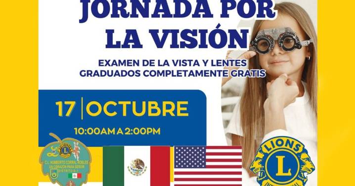 Club de Leones Cananea trae Jornada por la Visión gratuita