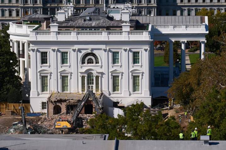 Concluye demolición del Ala Este de la Casa Blanca
