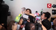 Milett Figueroa y Marcelo Tinelli se besan frente a cámaras y apagan rumores de ruptura (VIDEO)