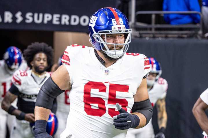 Giants’ offensive line project finally breaks out