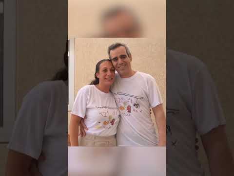 Emotional Moment Israeli Hostage Omri Miran Reunites with Wife and Dad #shorts