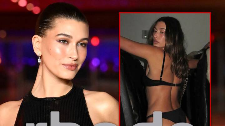 Hailey Bieber Shows Off Her Butt in Tiny Bikini While Plugging Rhode