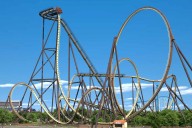 Six Flags Over Texas Unveils 'Giga Dive' Roller Coaster, Tormenta Rampaging Run