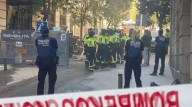 Se derrumba un edificio en el centro de Madrid
