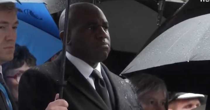 David Lammy Heckled At Synagogue Attack Vigil