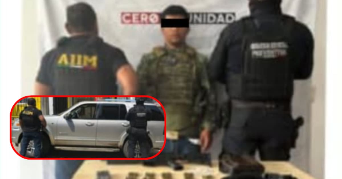 Cae armado en Chiapas: lo detienen con AR-15, cartuchos, drogas y chaleco táctico tras patrullaje sorpresa