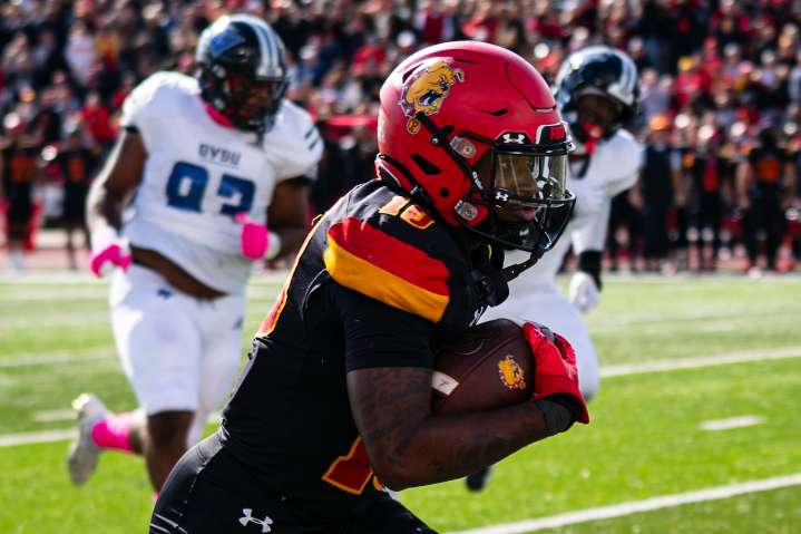 No. 1 Ferris State football fends off Grand Valley in Anchor