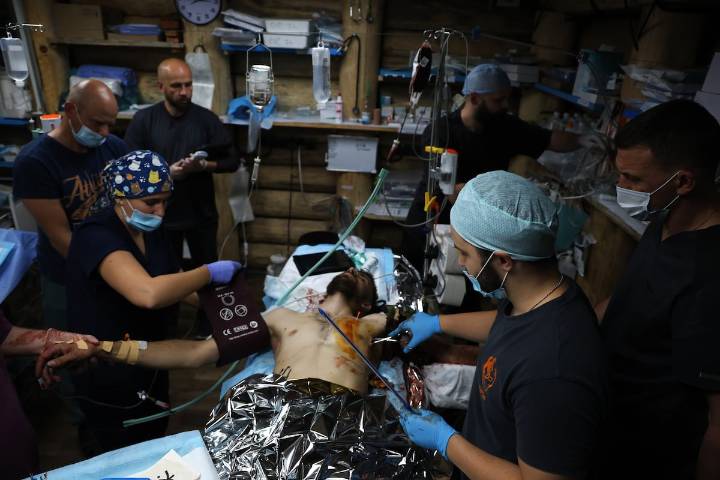 Un hospital a prueba de bombas en el frente de Pokrovsk