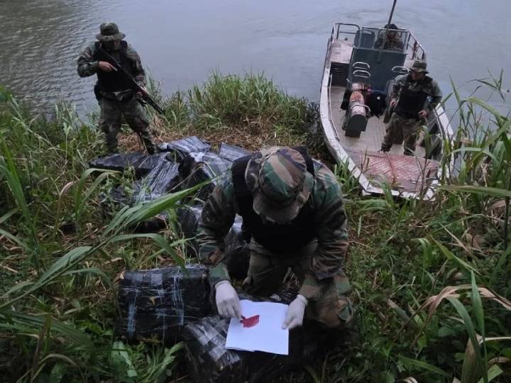 Prefectura incautó 319 kilos de marihuana en Puerto Libertad