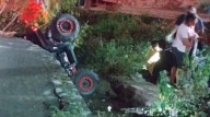 Cae menor de cuatrimoto en Ayala