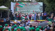 Venezolanos protestan en Caracas contra el genocidio israelí a Palestina (+Fotos)