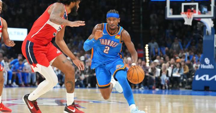 Gilgeous-Alexander scores 31 as the Thunder defeat the Wizards 127-108 and improve to 6