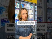 DEBUNKING claims about food assistance recipients