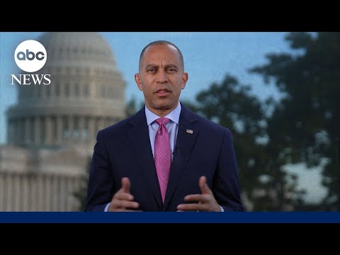 House Minority Leader Hakeem Jeffries talks government shutdown