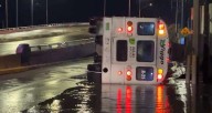 Se vuelca transporte de personal en la Panamericana; hay tres lesionados