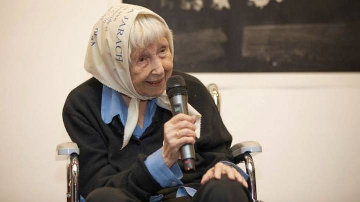 Falleció Vera Jarach, una de las fundadoras de madre de Plaza de Mayo