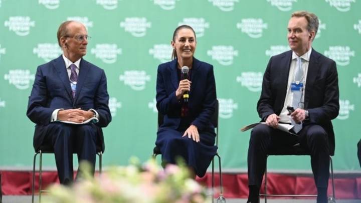Claudia Sheinbaum presenta Plan México ante el WEF