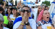 Crowds erupt in Tel Aviv as Israeli hostages freed in historic prisoner exchange