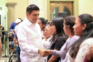 Atiende Jara demanda de justicia social de organización 23 de octubre
