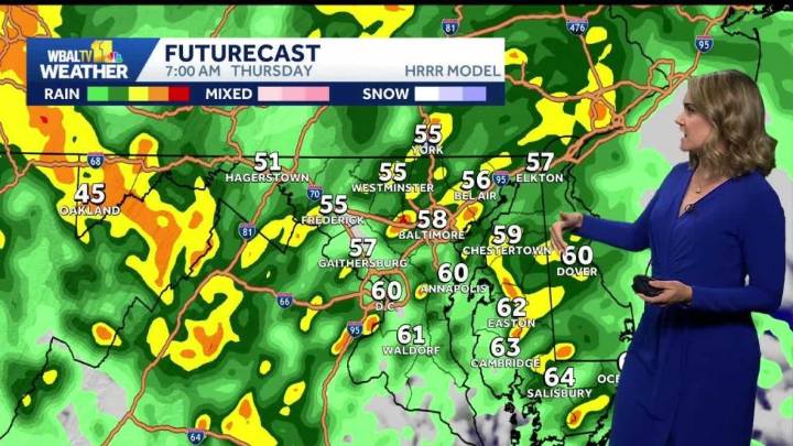 Alert Day Thursday with heavy rain, thunderstorms; Small chance for tornadoes across region