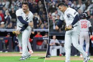 Fernando Cruz was fired up after escaping Yankees' seventh