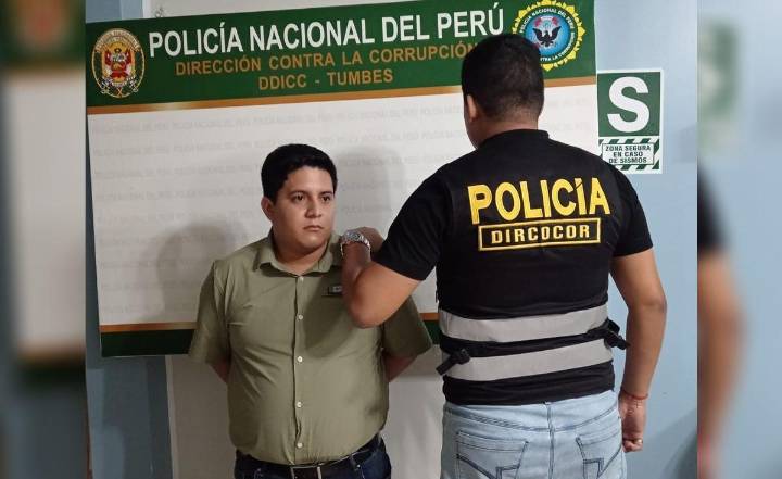 Por corrupción caen asesor del GR-Tumbes, su esposa y su trabajadora del hogar