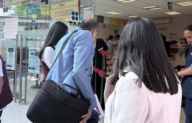Restablece SAT operaciones tras manifestaciones en oficinas; garantiza atención a contribuyentes