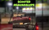 Captan presunto robo de scooter eléctrico en Guadalupe; pertenecería a programa de movilidad gubernamental