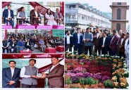 Div Com inaugurates 3rd Chrysanthemum Show at Lal Chowk Srinagar