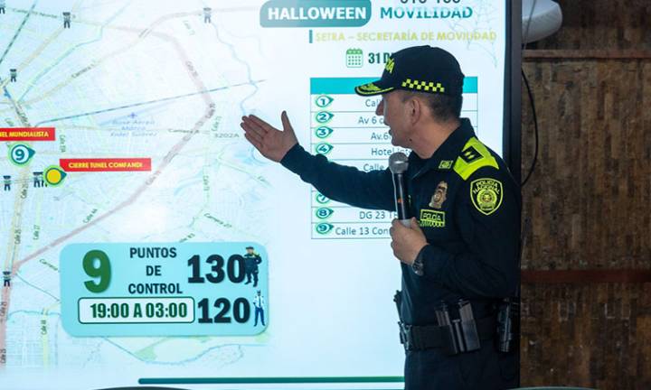Funcionarios garantizan seguridad en Cali este Halloween
