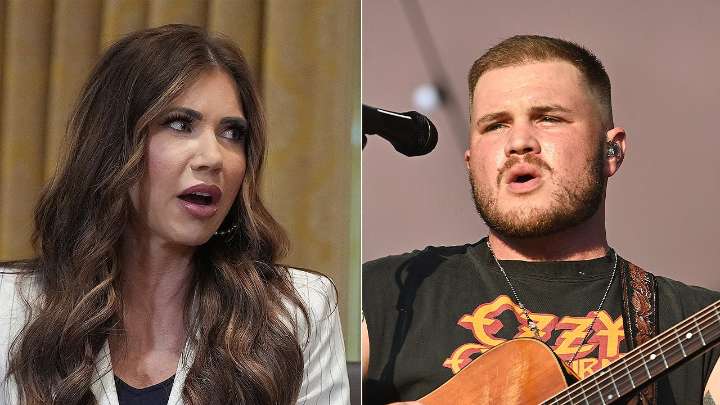 DHS Secretary Kristi Noem slams Zach Bryan over ICE lyrics in new song