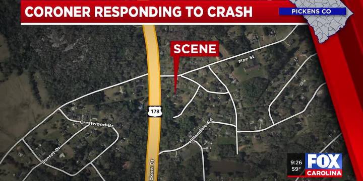 Woman killed in Pickens County crash