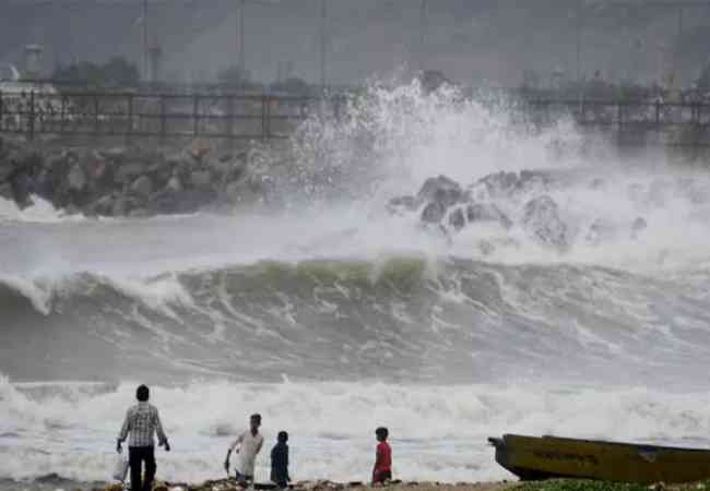 IMD warns of high waves along Andhra coast as Cyclone 'Montha' ap...