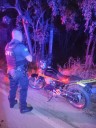 SAN CLEMENTE DE LIMA RECUPERAN MOTOCICLETA Y ASEGURAN A UNA PERSONA
