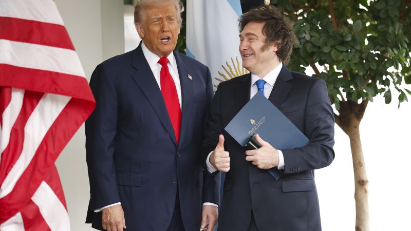 Trump y Milei se reúnen en la Casa Blanca en medio de polémicas económicas y políticas