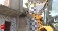 Bulldozers roll in Sambhal: Illegal madrasa, 'barat ghar' pulled down on govt land; SP says 30
