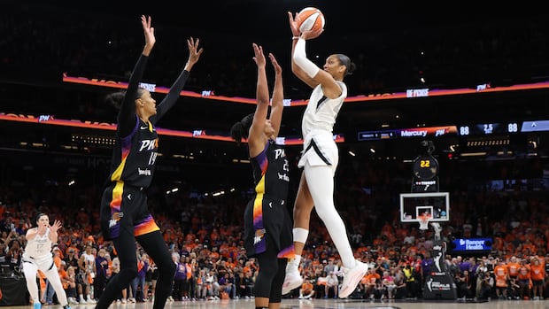 Wilson's last-second jumper lifts Aces over Mercury for a 3