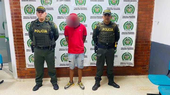 En Aguazul le hallaron un arma de fuego al interior de su vehículo