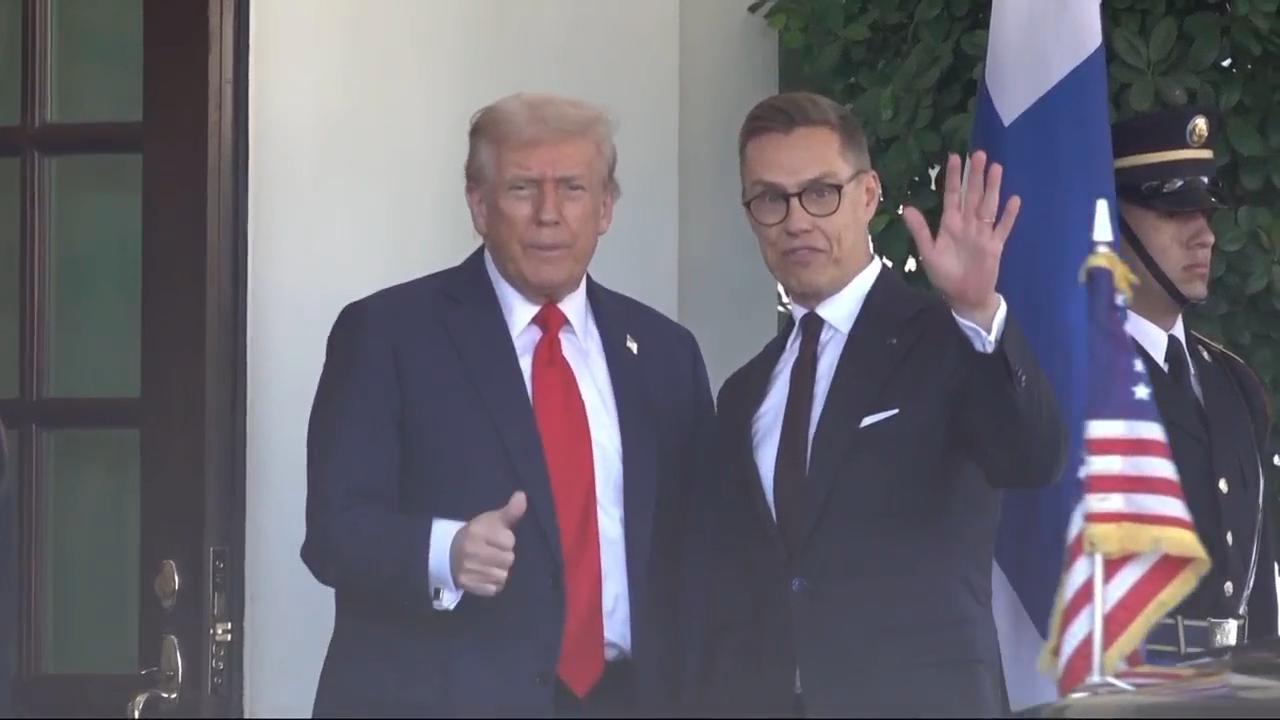 Trump hosts Finland's president at the White House for talks on icebreaker ships, Ukraine