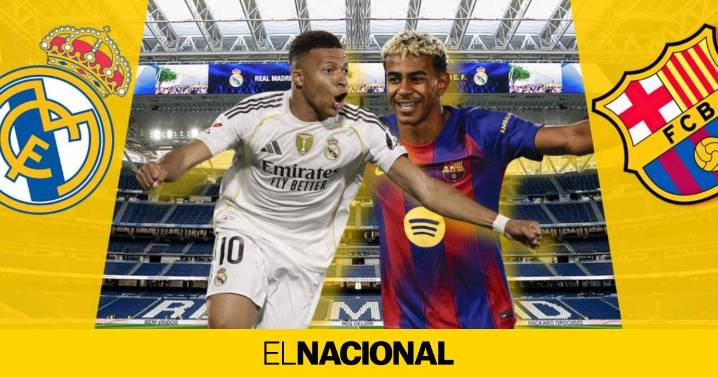 Real Madrid - Barça: horario y dónde ver por TV el Clásico de la 10ª jornada de LaLiga EA Sports