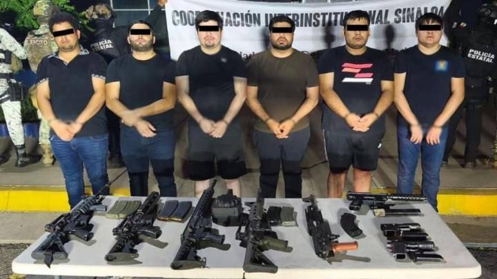 Detienen a ‘El Chango’, ‘El Mono Canelo’ y 4 Chapitos más en Sinaloa
