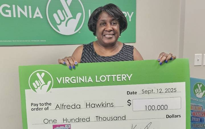Woman wins $100K after finding box of lottery tickets in her closet