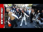 Diddy’s Daughters and One of His Sons Arrive at NYC Court Ahead of Sentencing