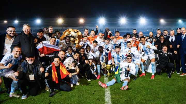 Joao Grimaldo se consagró campeón con el Riga FC y clasificó a la Champions League