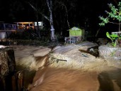 Intensas lluvias afectan vialidad y el servicio eléctrico en zonas de Mérida