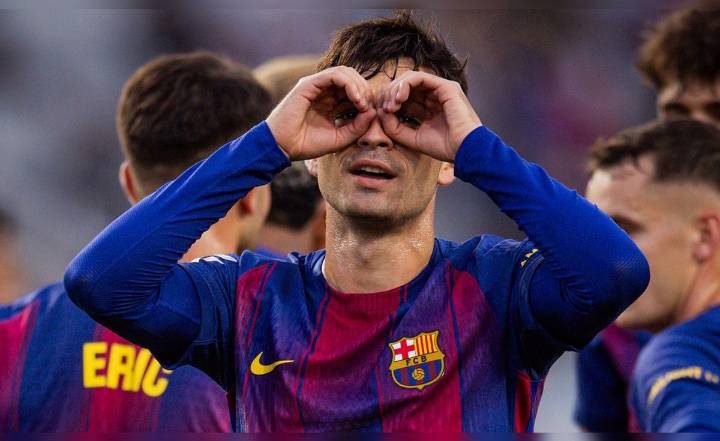 Barcelona venció a Girona con gol agónico de Ronald Araújo y tomó el liderato de LaLiga