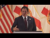 DeSantis speaking at Tampa news conference